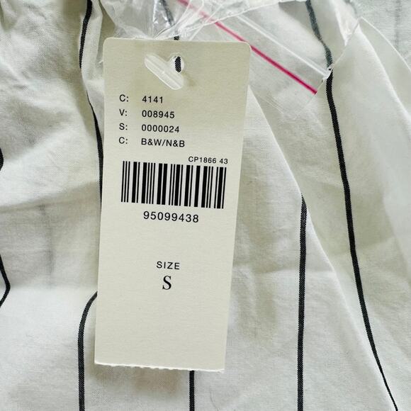 NEW Anthropologie Wren Boxer Pant Small Wide Leg Cream Stripe Lounge Comfort - Picture 5 of 8